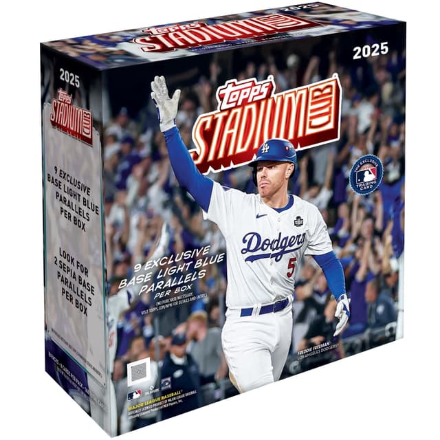 2025 Topps Stadium Club Baseball - Factory Sealed - Mega Box