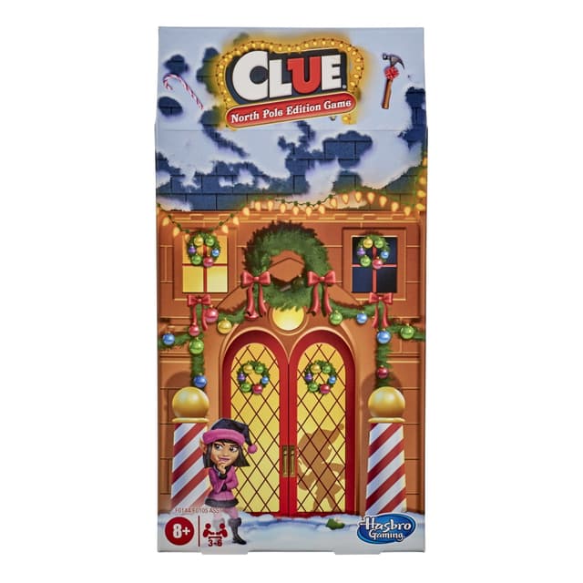 Clue: North Pole Holiday Edition Board Game, Holiday Gifts for Kids