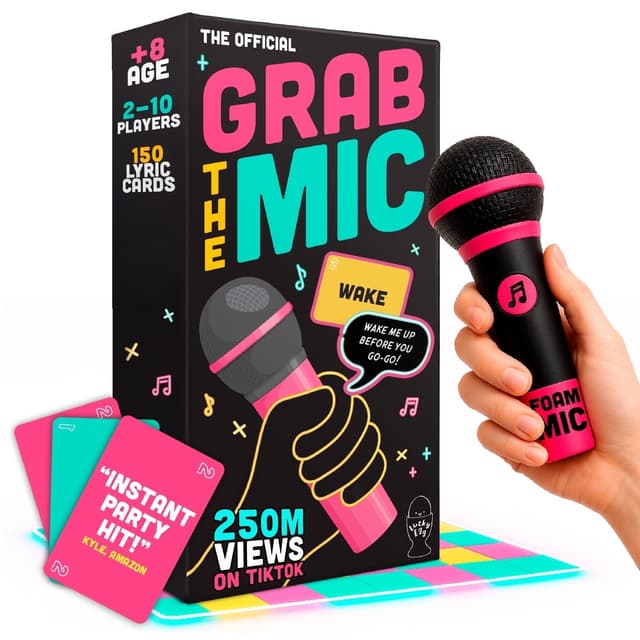 Grab the Mic 2025 Edition Family Karaoke Board Game