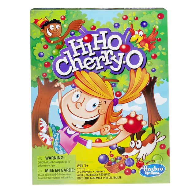 Hasbro Gaming Hi Ho! Cherry-O Board Game, Counting and Numbers Game for Preschoolers, 3+