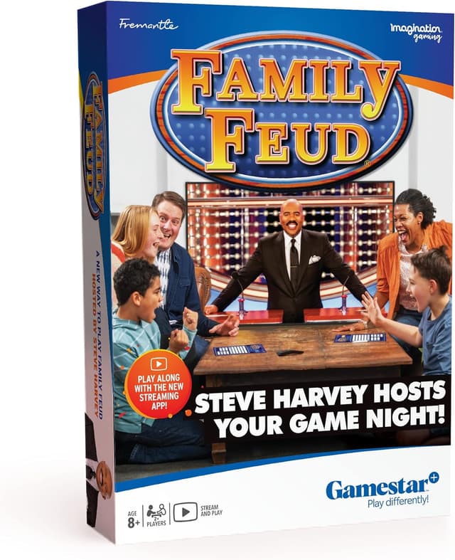 Imagination Gaming Family Feud Steve Harvey Edition Board Games, Multicolor