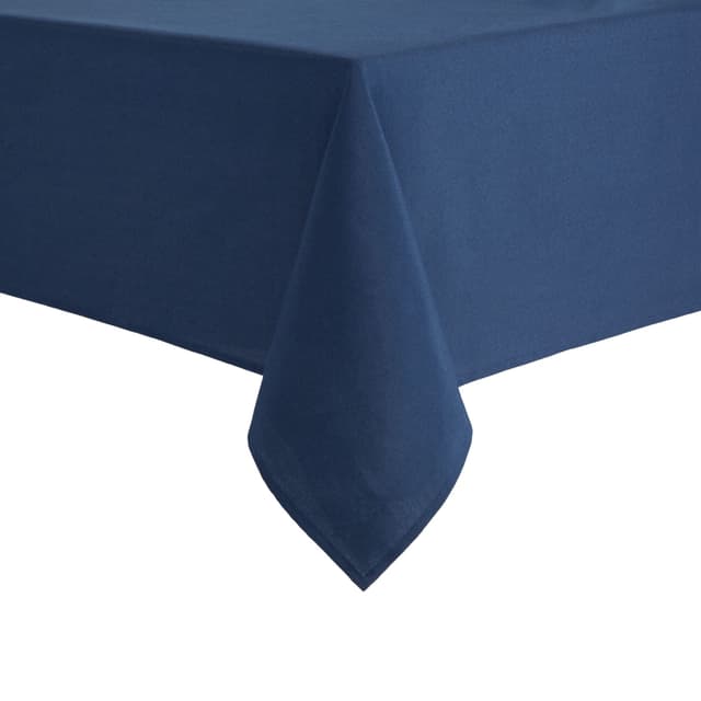 Mainstays Yale Fabric Tablecloth, Navy, 60"W x 84"L Rectangle