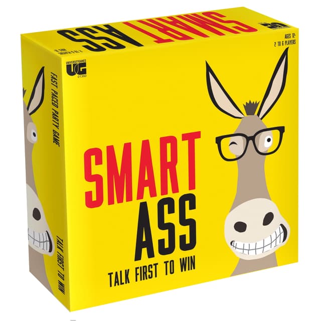 Smart Ass Board Game by University Games for Ages 12 and up, 2 to 6 Players