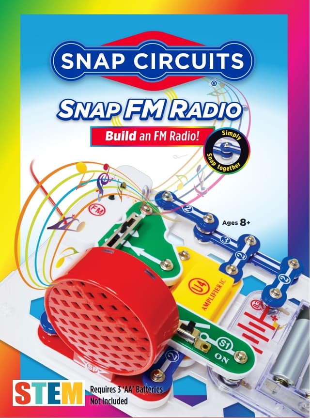 Snap Circuits FM Radio | Electronic Science Kit | STEM Educational Toy