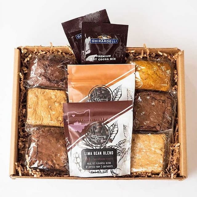 Sweet Treats Gift Basket | Birthday Coffee & Food Gift Basket