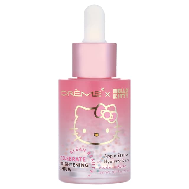 The Creme Shop, Klean Beauty, Hello Kitty Brightening Apple Essence Serum, 1.01 oz.