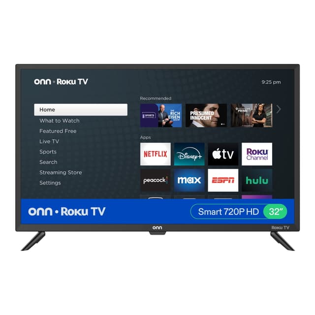 onn 32 Class 720P HD Roku Smart Television, 100012589